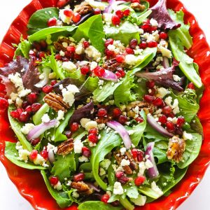 pomegranate salad - Pomegranate Feta Salad