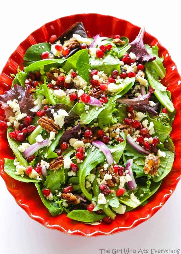 pomegranate salad - Pomegranate Feta Salad