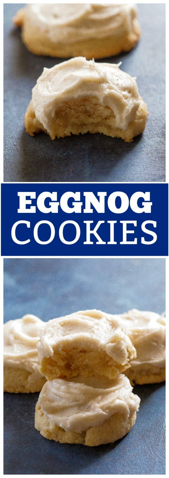 soft eggnog cookies - Soft Eggnog Cookies