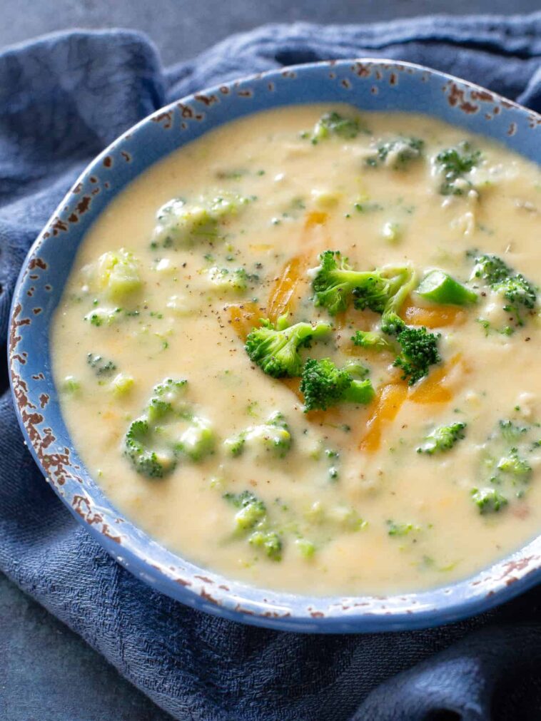 broccoli cheese soup - Broccoli Cheddar Soup