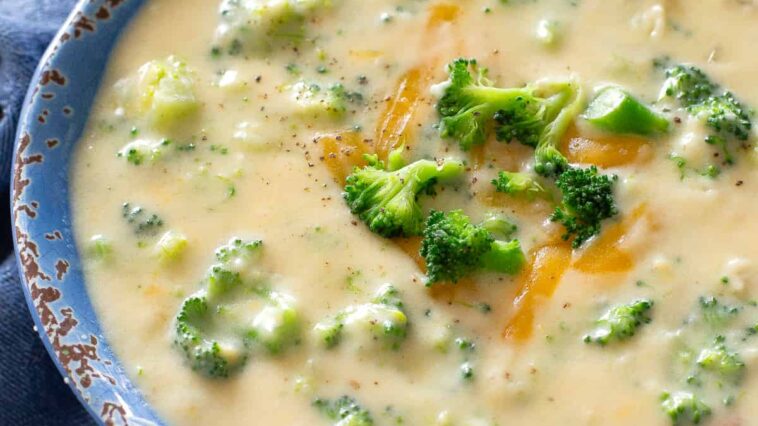 broccoli cheese soup - Broccoli Cheddar Soup