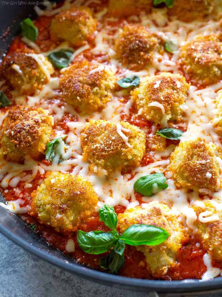 chicken parmesan meatballs - Chicken Parmesan Meatballs