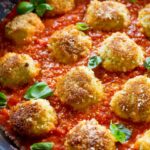 chicken parmesan meatballs - Chicken Parmesan Meatballs