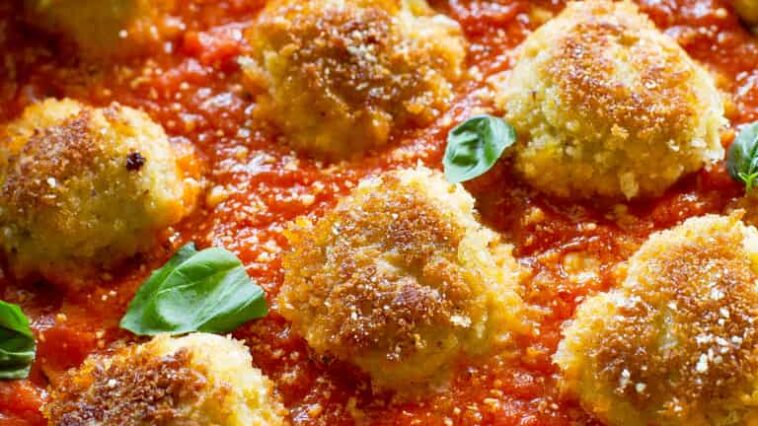 chicken parmesan meatballs - Chicken Parmesan Meatballs