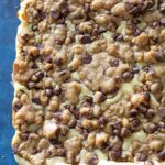 chocolate chip cbeesecake bars - Chocolate Chip Cookie Dough Cheesecake Bars