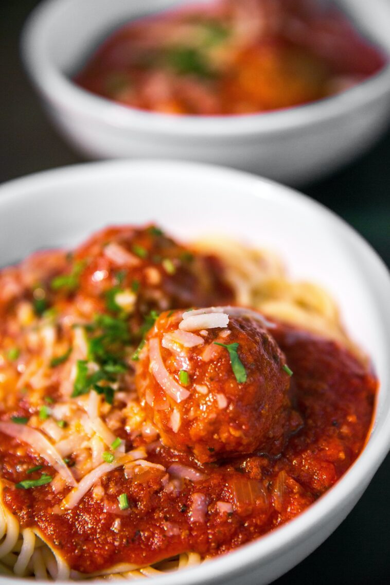 spaghetti with meatballs stockpack unsplash scaled - Easy Keto Meatballs – The Perfect Low-Carb Snack for Keto Dieters!