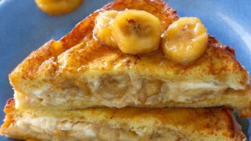 banana stuffed french toast - Banana Stuffed French Toast