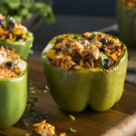 Homemade Meat and Rice Stuffed Bell Peppers