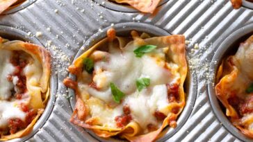 lasagna cupcakes - Lasagna Cupcakes