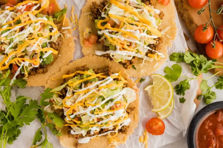 low carb tostadas - Keto Tostadas