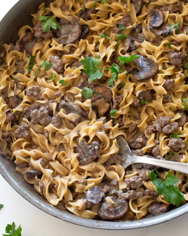 one pot beef stroganoff - One-Pot Beef Stroganoff