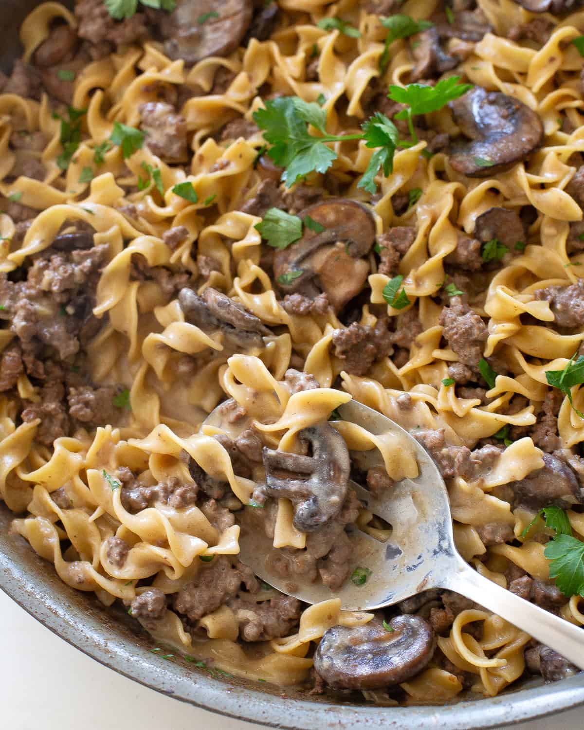 One-Pot Beef Stroganoff