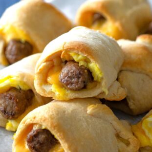 sausage egg roll ups - Sausage and Egg Roll Ups