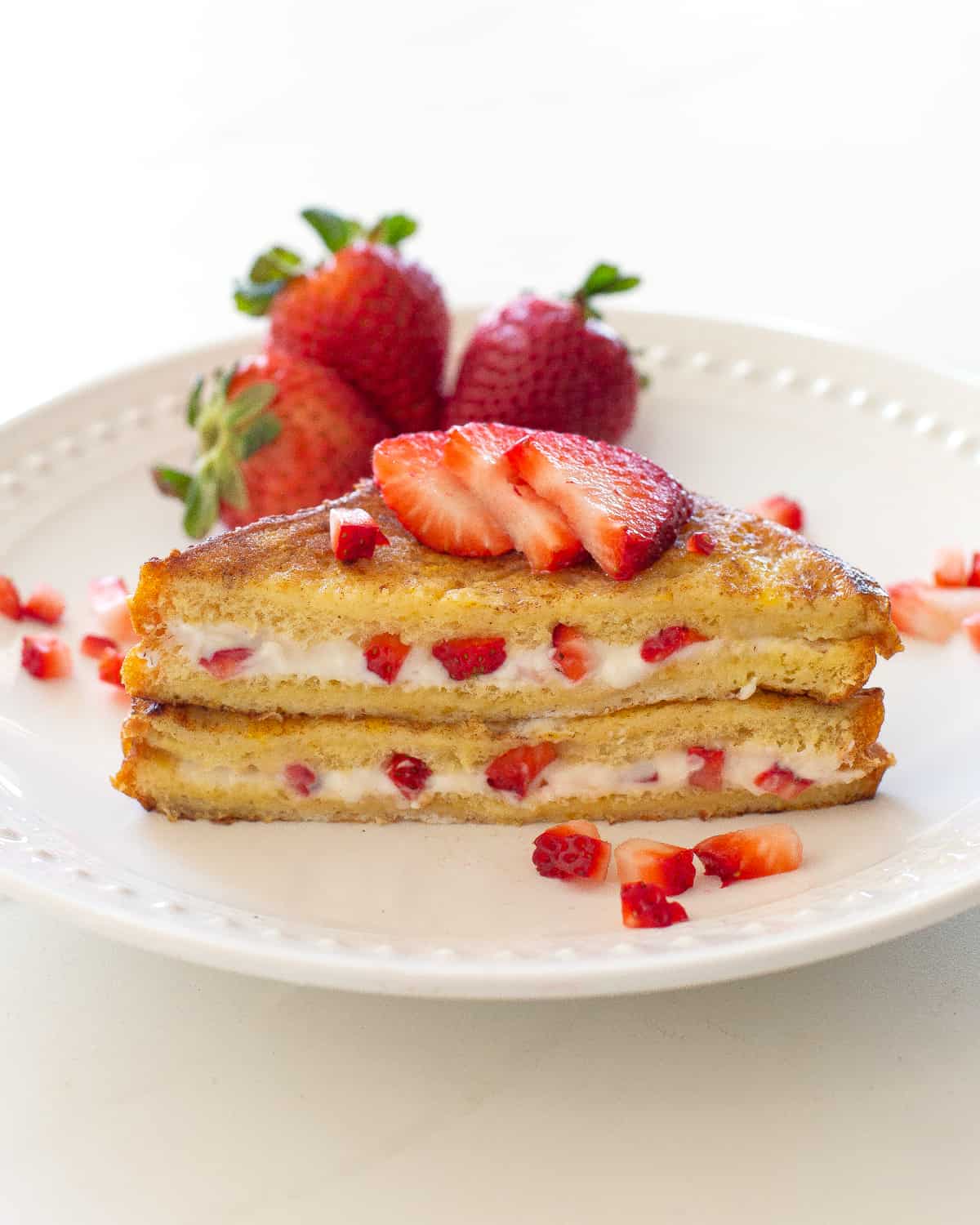 Strawberry Stuffed French Toast