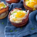 bacon egg toast - Bacon and Egg Toast Cups