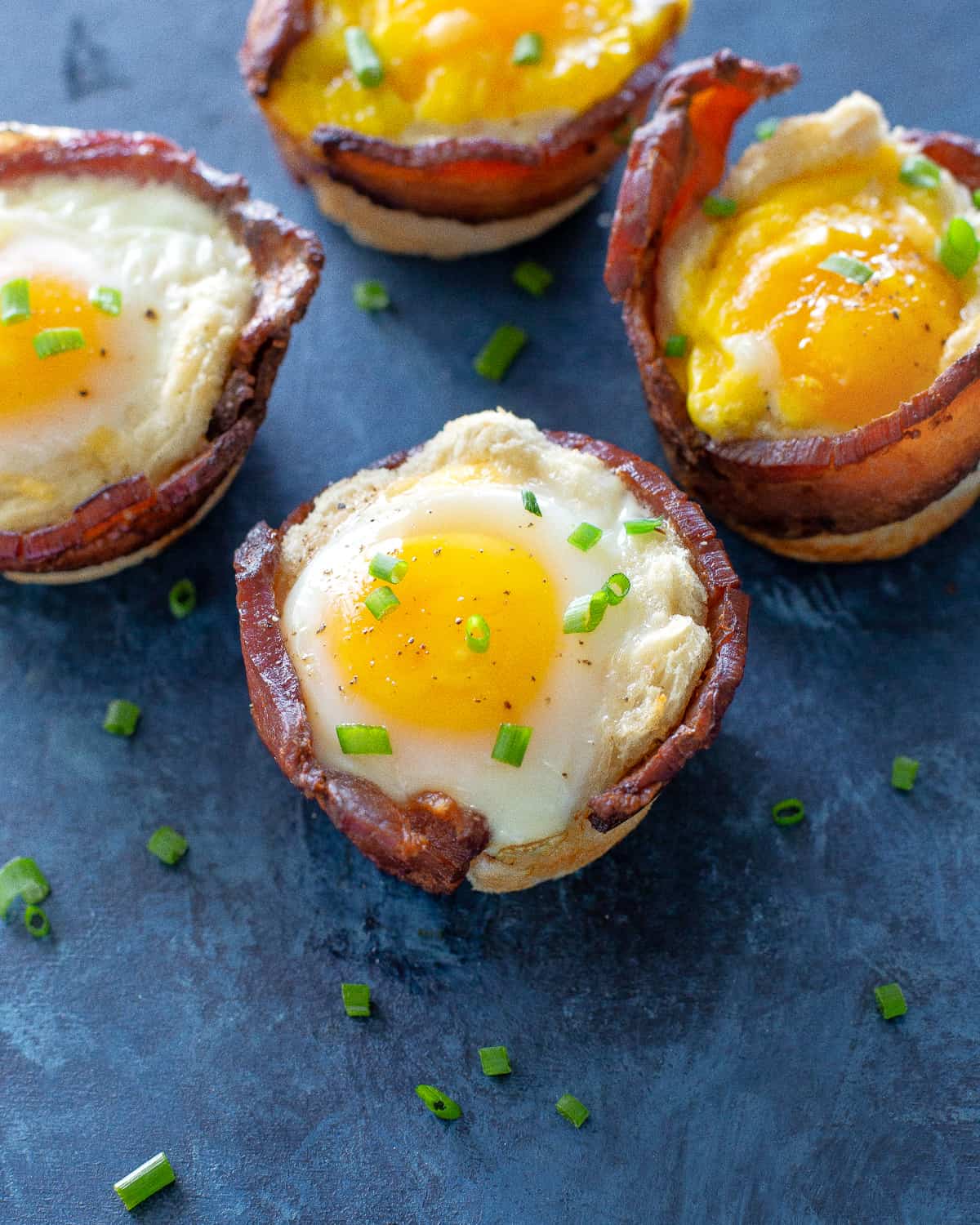 Bacon and Egg Toast Cups