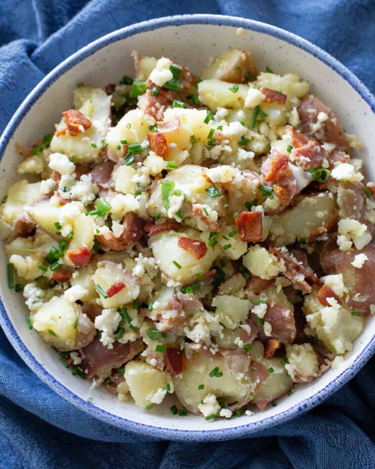 blue cheese potato salad - Blue Cheese Potato Salad