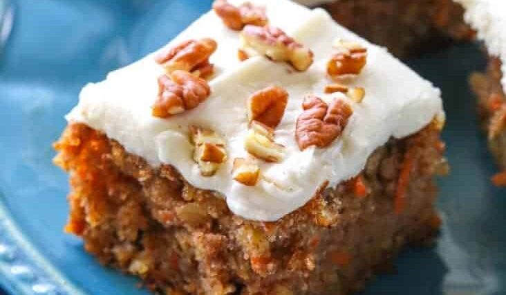 carrot sheet cake - Moist Carrot Cake