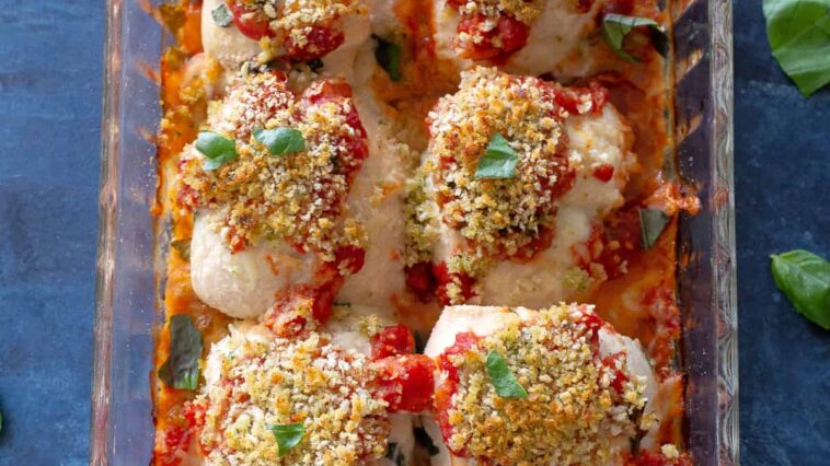 chicken parmesan roll ups - Chicken Parmesan Roll-Ups