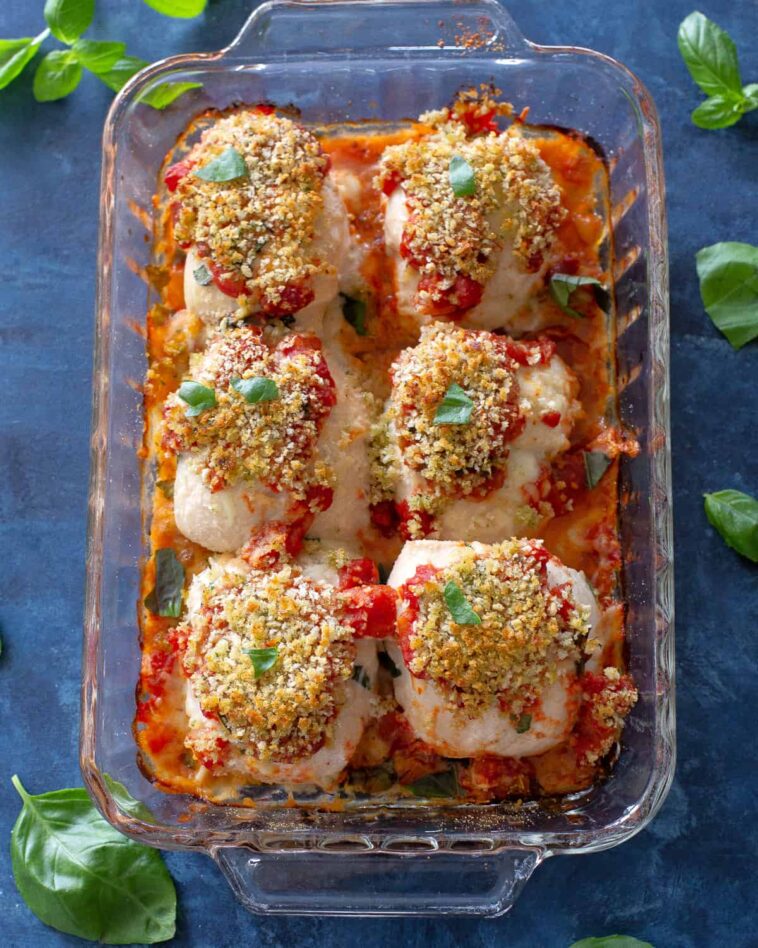 chicken parmesan roll ups - Chicken Parmesan Roll-Ups