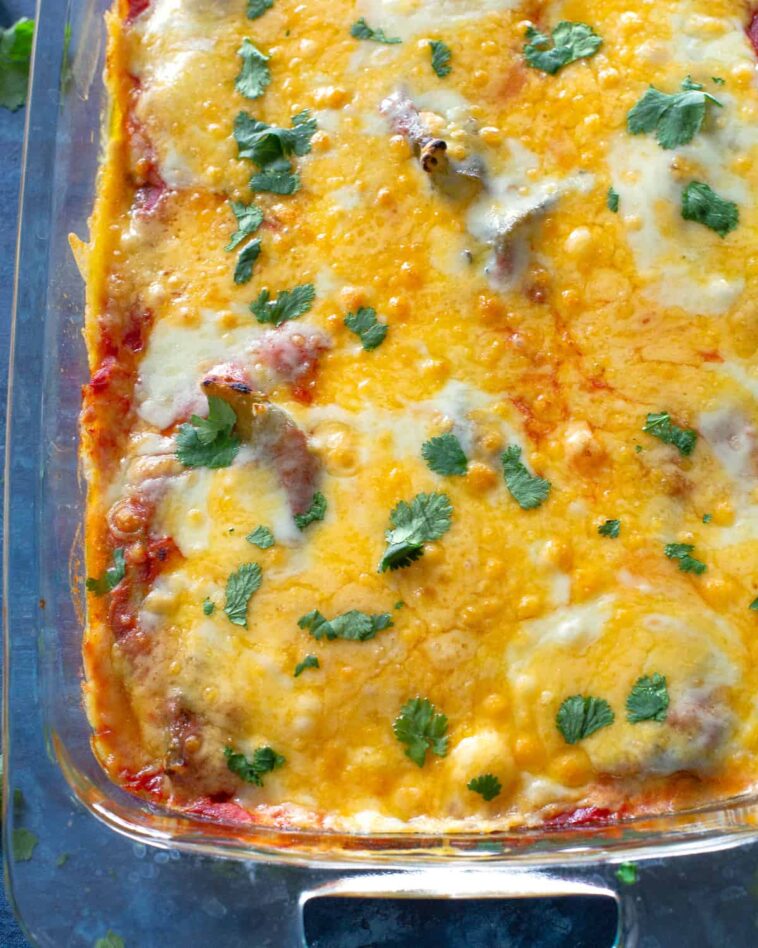 chili rellenos - Chile Relleno Casserole