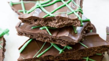 homemade thin mint bark - Mint Chocolate Bark