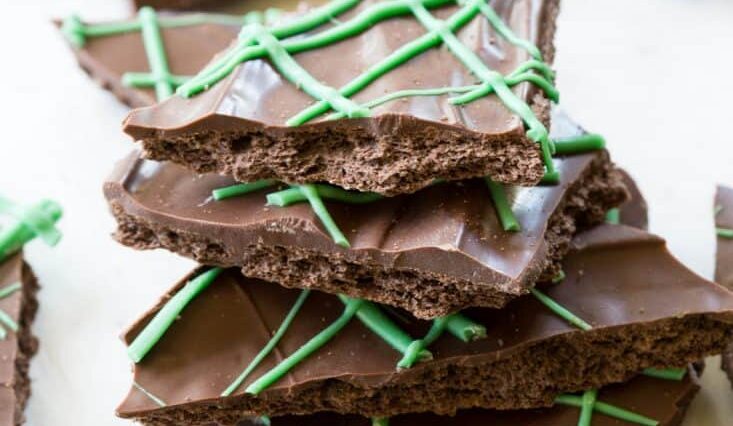 homemade thin mint bark - Mint Chocolate Bark