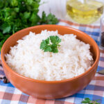 White rice in bowl