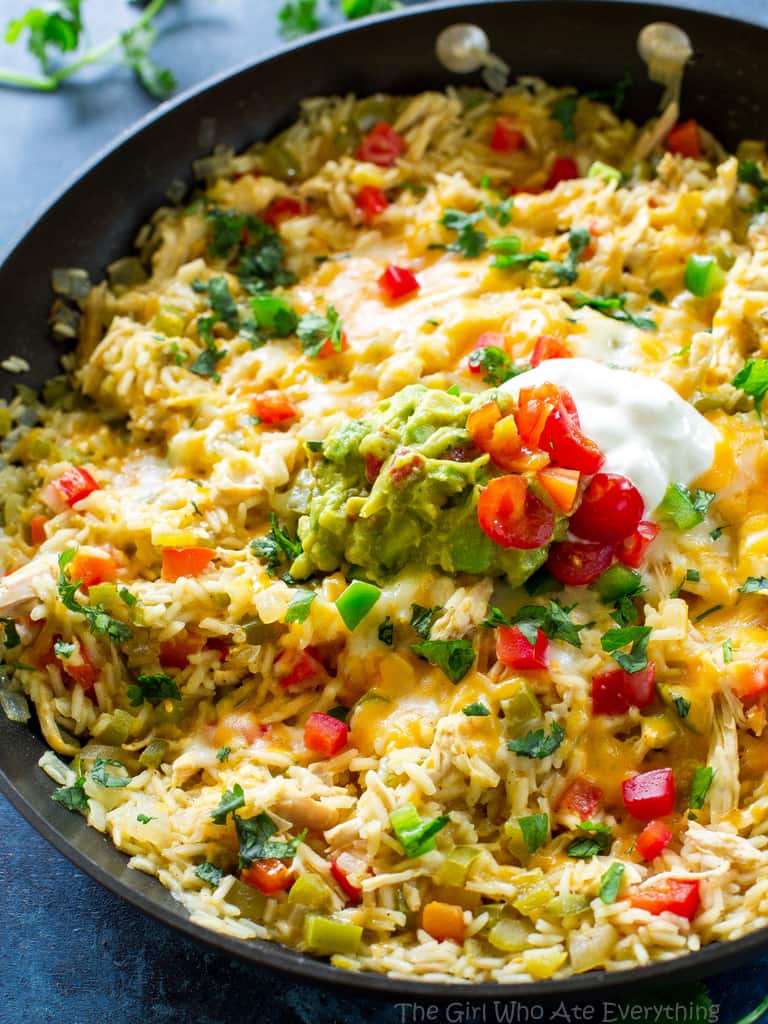  One-Pan Chicken Fajita Rice