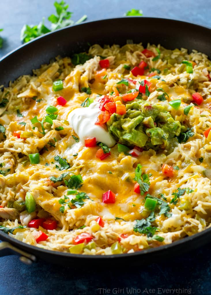 One-Pan Chicken Fajita Rice 