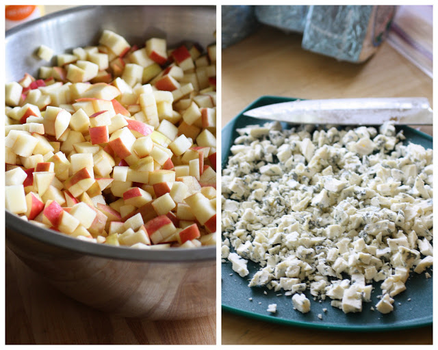 Pecan and Apple Salad - apple gorgonzola