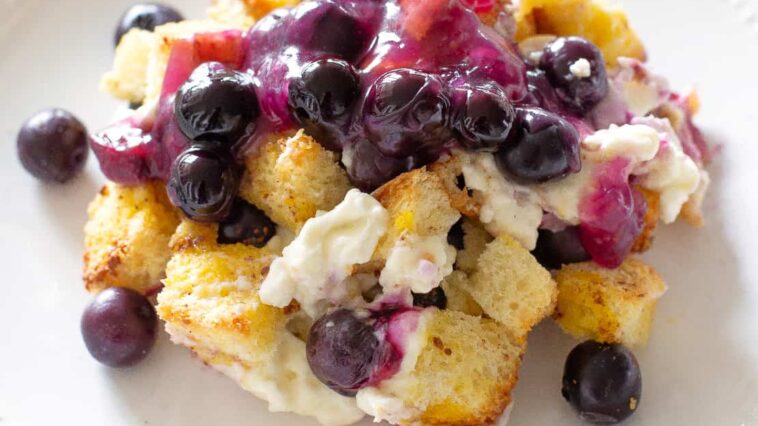 blueberry french toast casserole - Blueberry French Toast Casserole