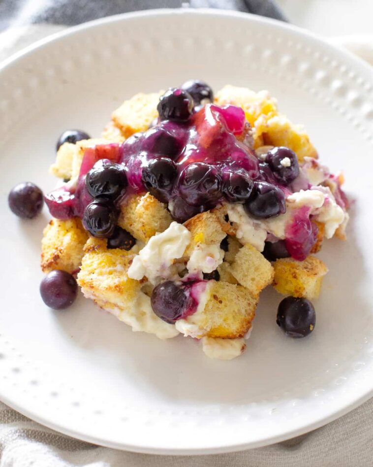 blueberry french toast casserole - Blueberry French Toast Casserole