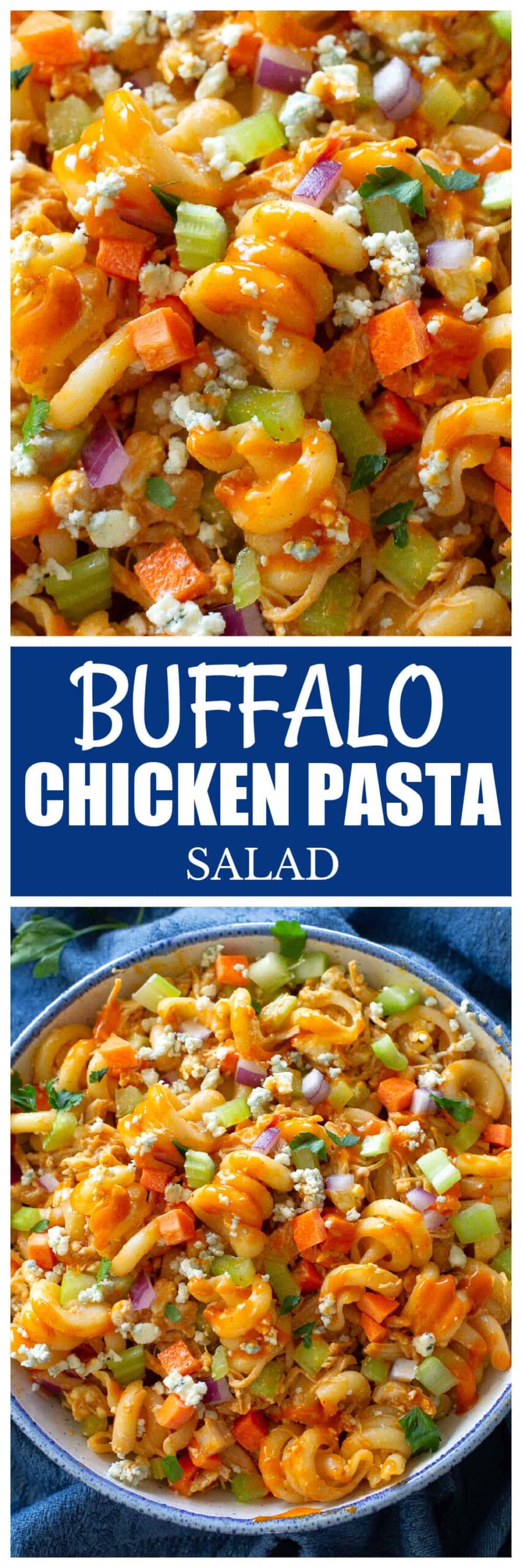 Buffalo Chicken Pasta Salad