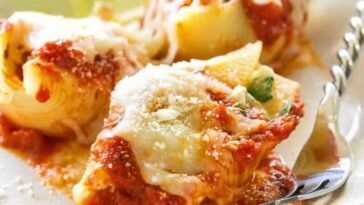 chicken spinach shells - Chicken and Spinach Stuffed Shells