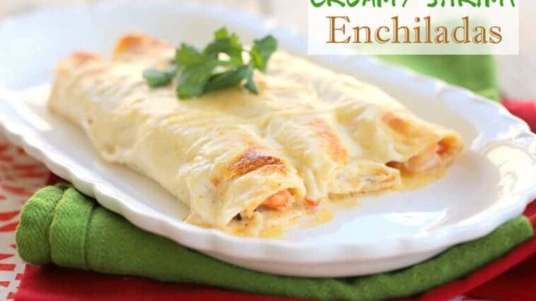 creamy shrimp enchiladas - Creamy Shrimp Enchiladas