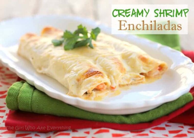 creamy shrimp enchiladas - Creamy Shrimp Enchiladas