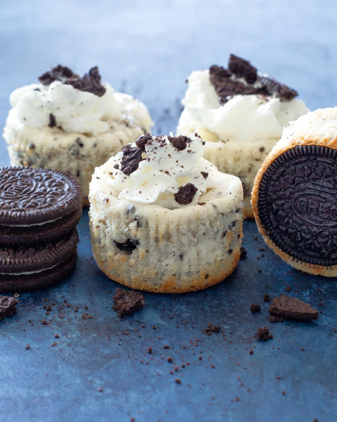 mini oreo cheesecake