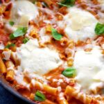 skillet baked ziti - One-Pan Baked Ziti Skillet