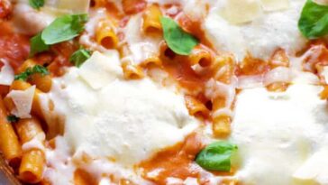 skillet baked ziti - One-Pan Baked Ziti Skillet