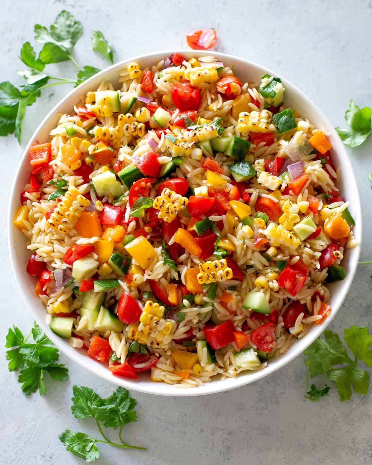 Vegetable Orzo Salad 