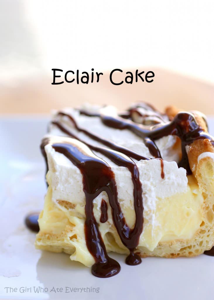 eclair cake side - Eclair Cake