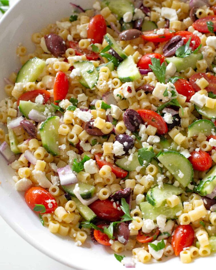 greek orzo salad - Greek Pasta Salad