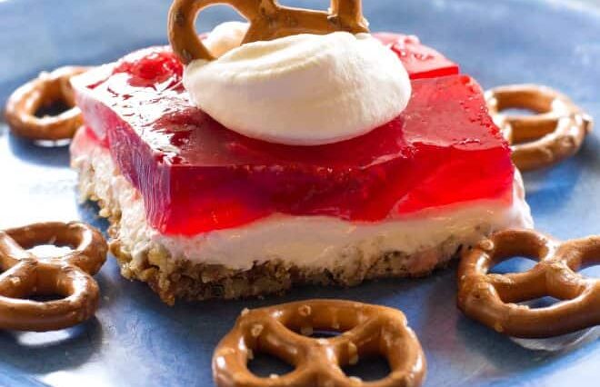 jello pretzel salad - Jello Pretzel Salad