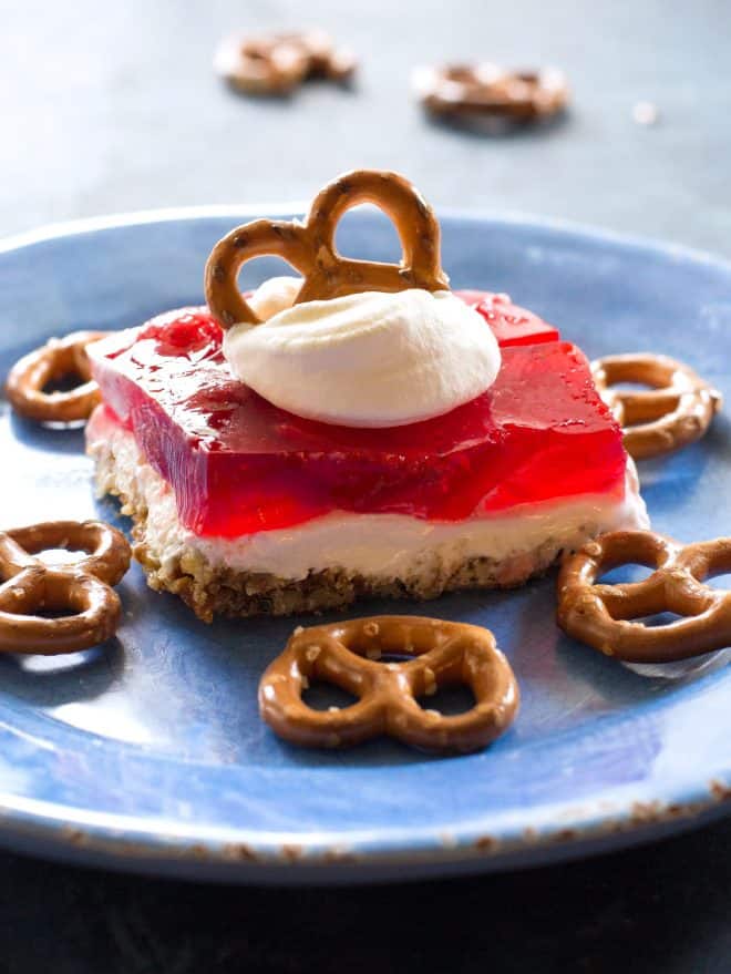 jello pretzel salad - Jello Pretzel Salad