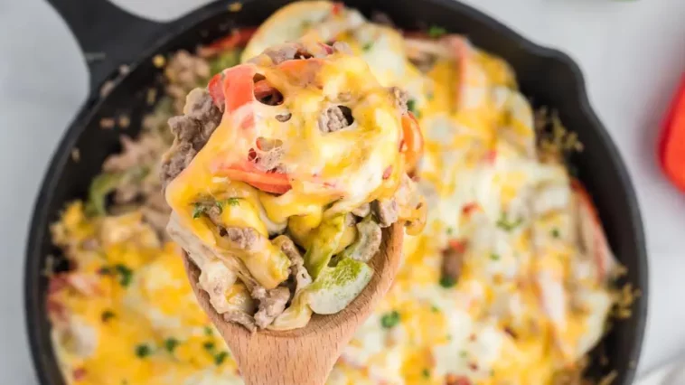 philly cheesesteak casserole - Philly Cheesesteak Casserole