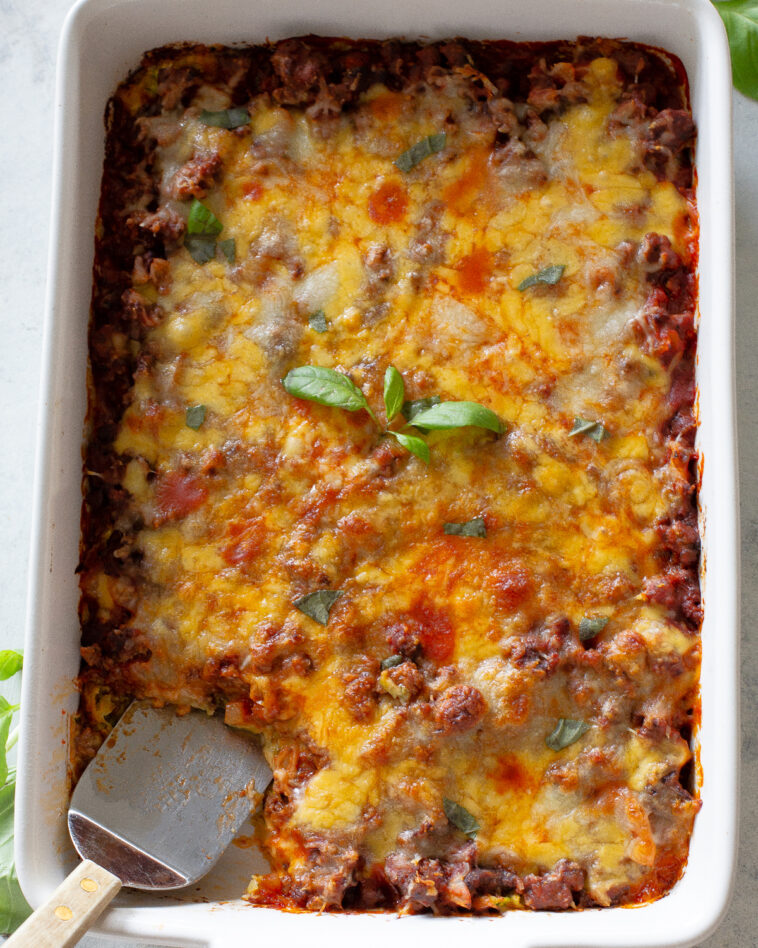 zucchini pizza casserole - Zucchini Pizza Casserole