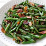 green beans almonds bacon .jpg - Green Beans with Bacon