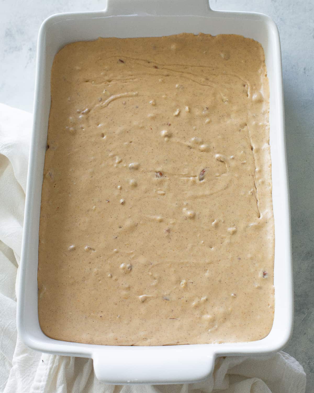 pumpkin fudge in a pan