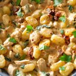 creamy tuscan gnocchi chicken .jpg - One-Pan Creamy Tuscan Chicken Gnocchi